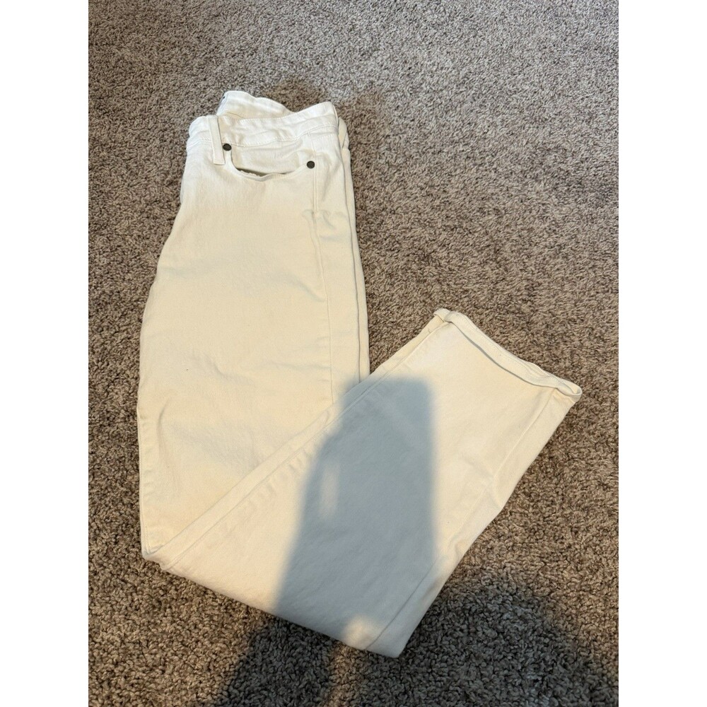 Paige Kylie Crop Jeans Womens 28 White - Skinny Jeans
